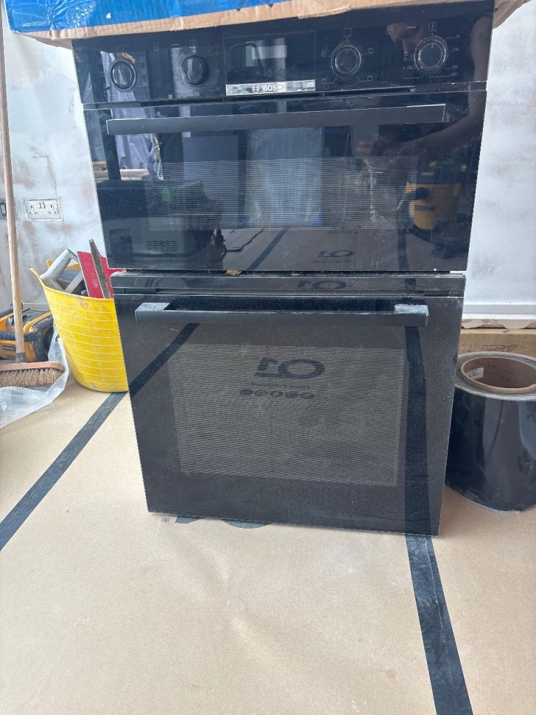Bosch MBS533BBOB_BK Built In Electric Double Oven in Black