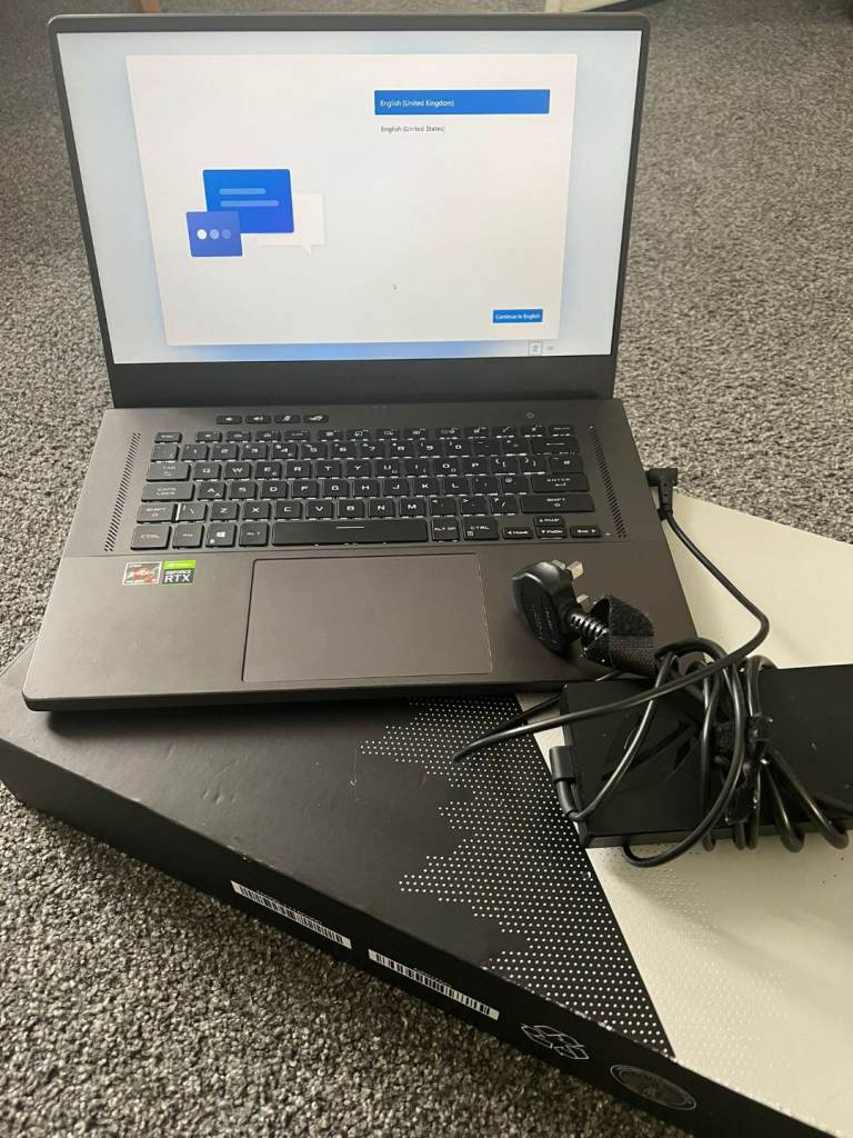 ASUS ROG Zephyrus G15 RTX 3080 Ryzen 9 5900HS 16GB RAM 1TB SSD Boxed Gaming laptop