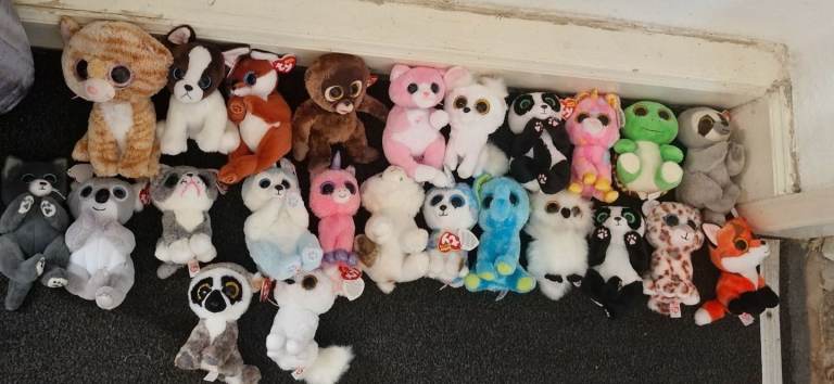 Large Bundle of TY Beanie Boo Soft Toys – Good Condition