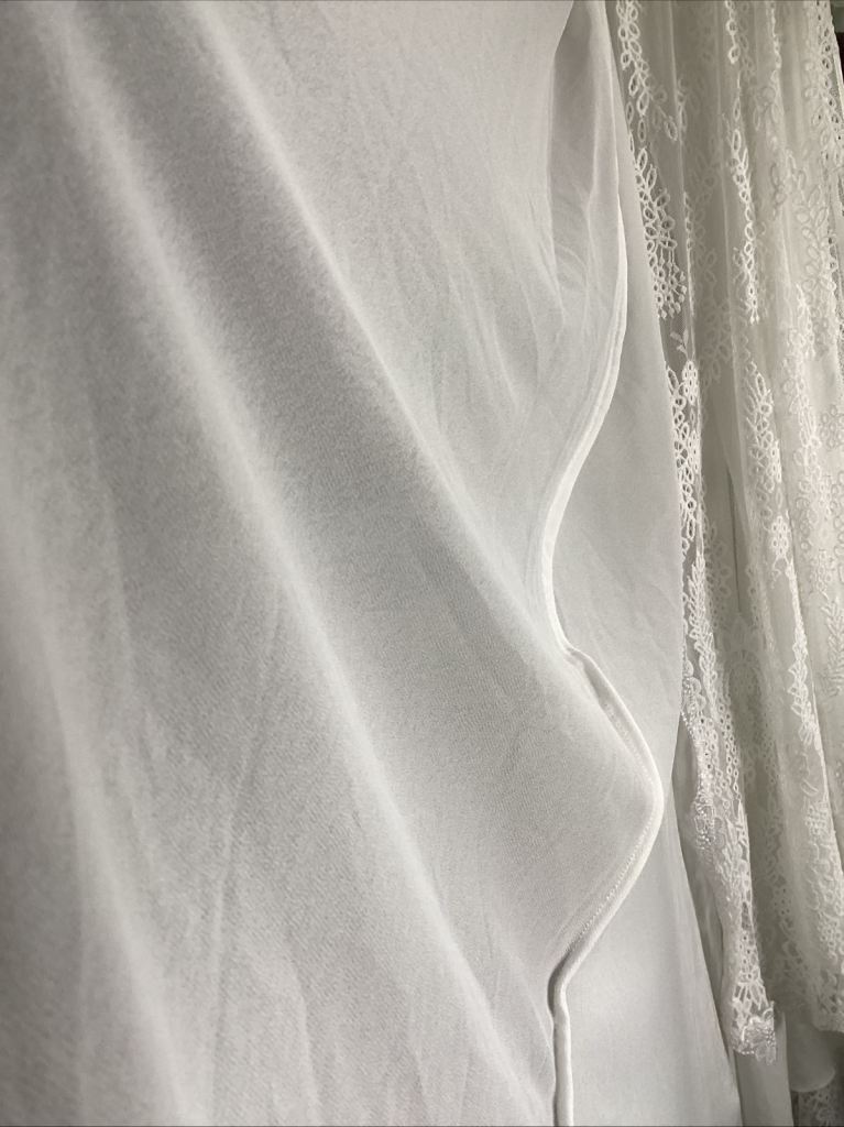 Ivory wedding dress uk 8 new