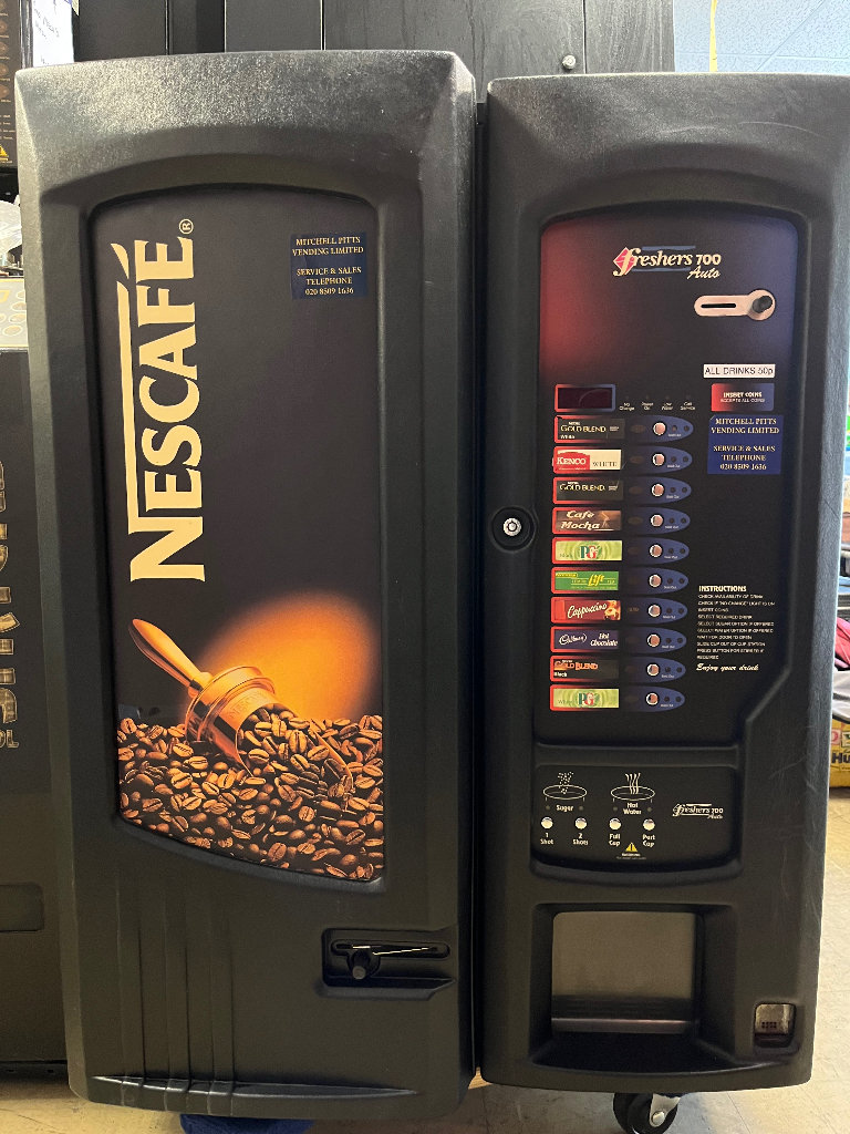 Darenthmjs Refresh 700 Auto, FreeVend Incup hot drinks vending machine 
