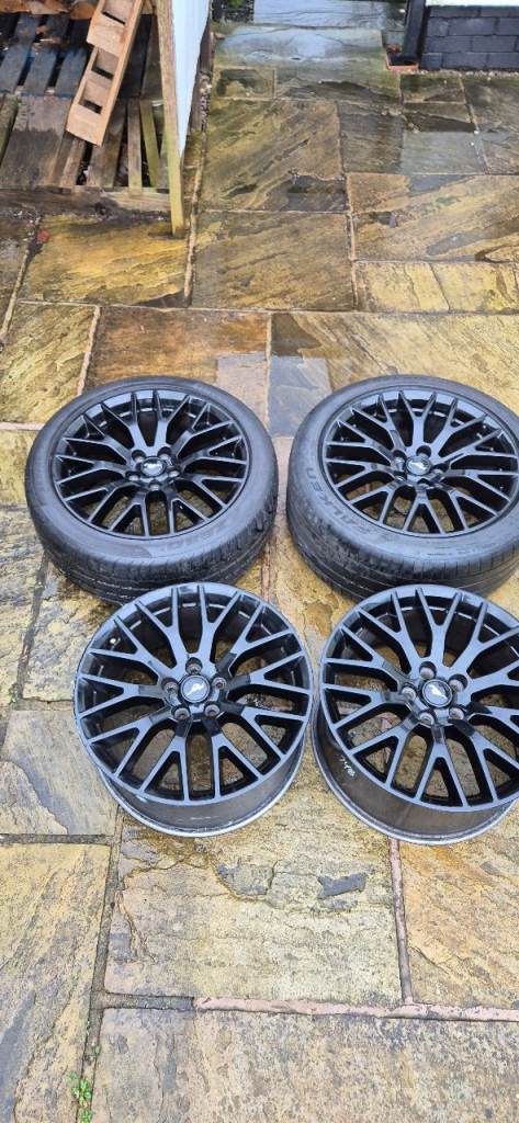 Mustang GT wheels.