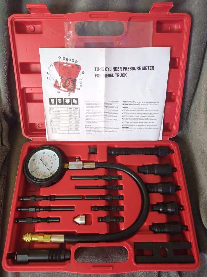 Diesel engine compression tester kit