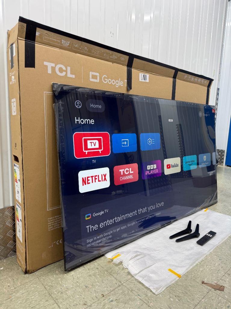 New 2025 TCL 75 Inch 4K HDR Smart Android Google TV 