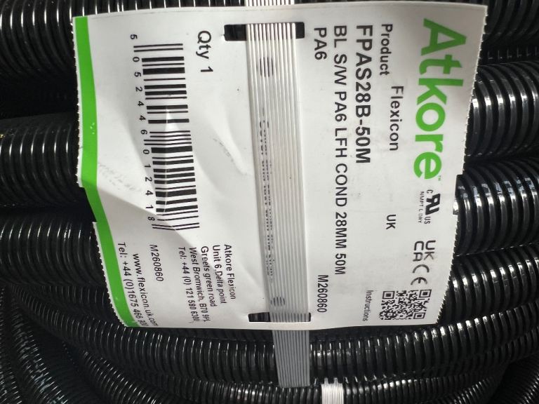 Atkore Flexicon FPAS28B-50M 28mm 50m Black Conduit
