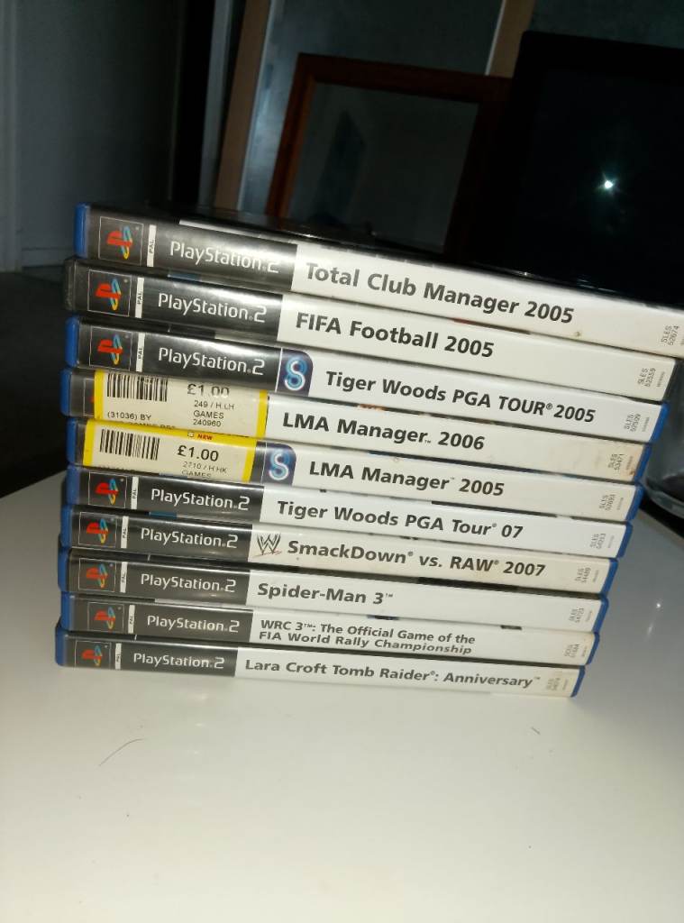 12x PS2 Games Bundle — Mortal Kombat, WWE, Tomb Raider + More