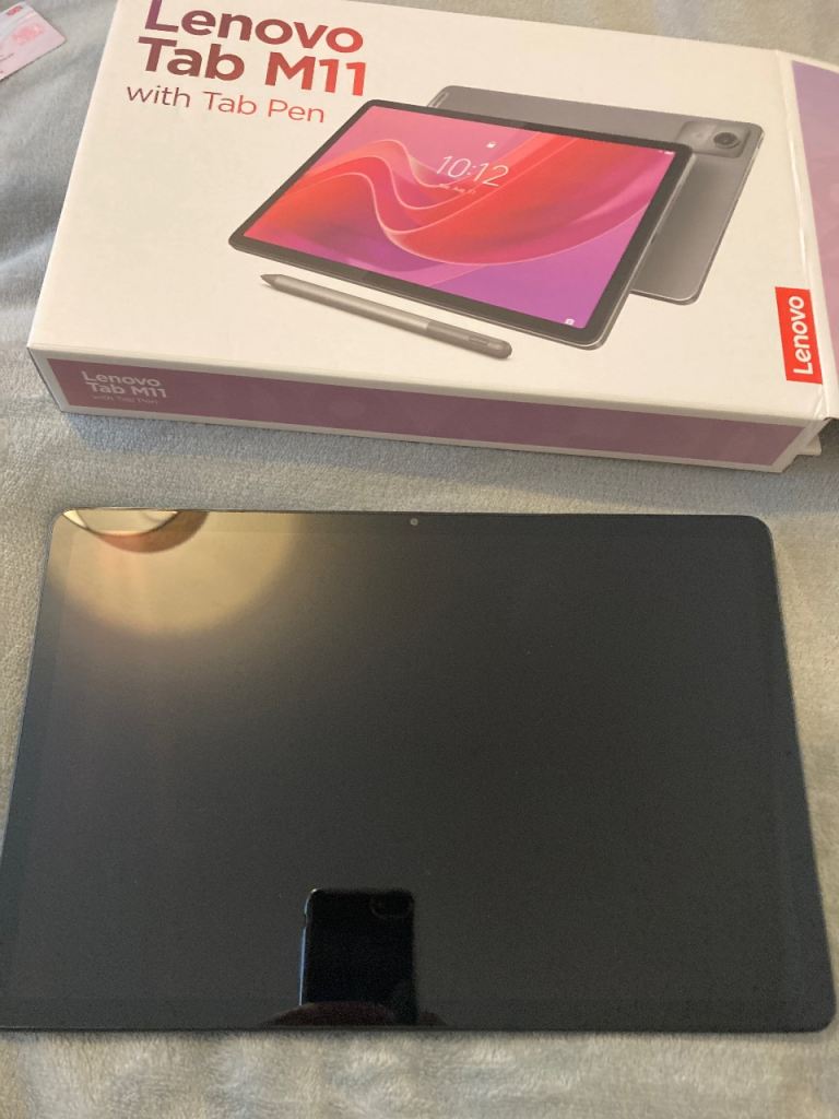 Lenovo Tab M11 with tab pen and case