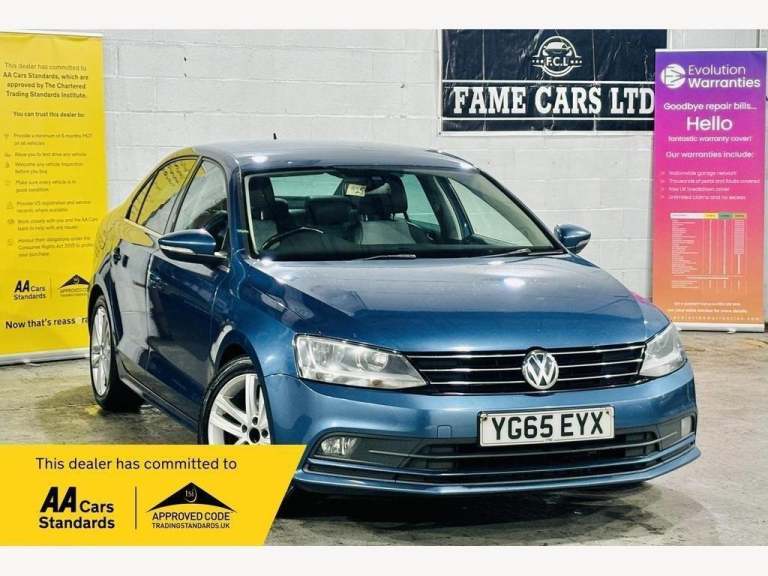 2015 Volkswagen Jetta 2.0 TDI BlueMotion Tech GT DSG Euro 6 (s/s) 4dr SALOON Diesel Automatic
