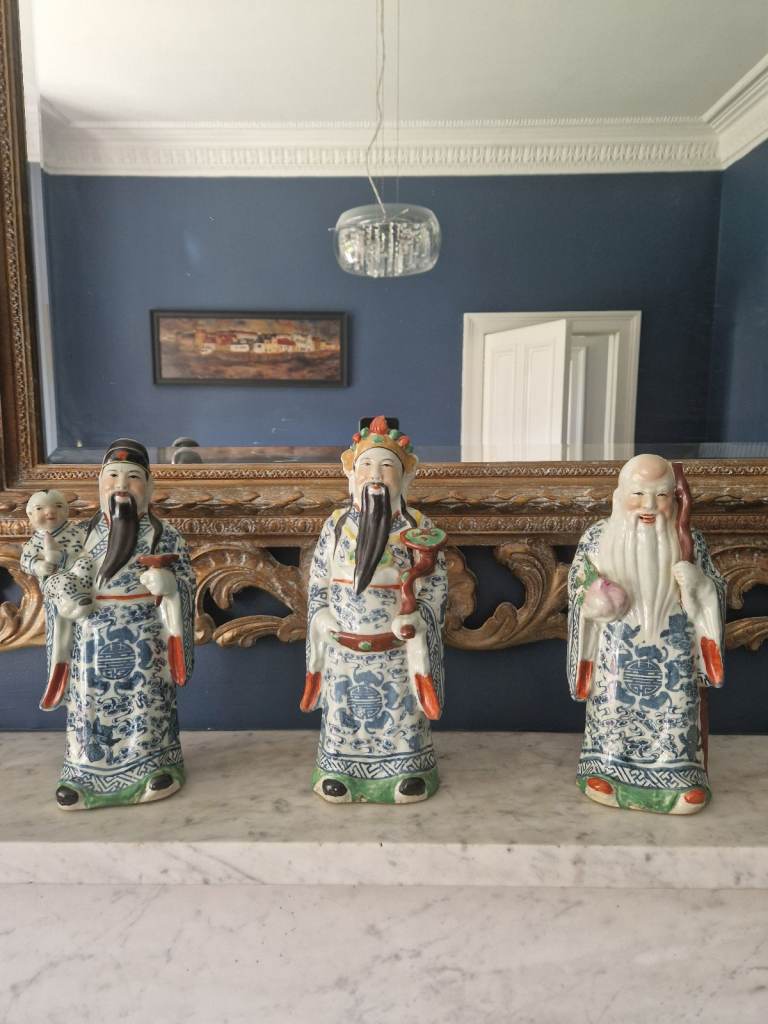 Antique Chinese Porcelain Figures 