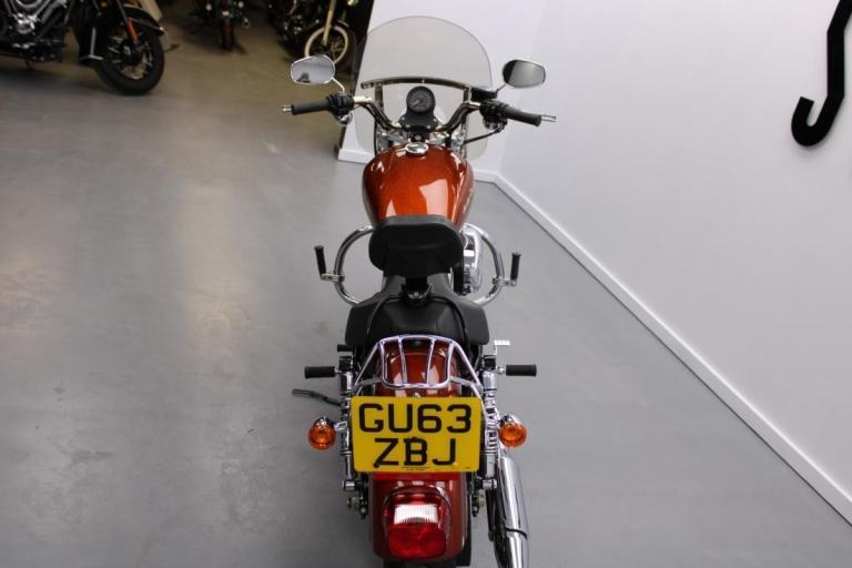 2014 Harley-Davidson XL883L Sportster Super Low in Custom Burnt Orange Flake