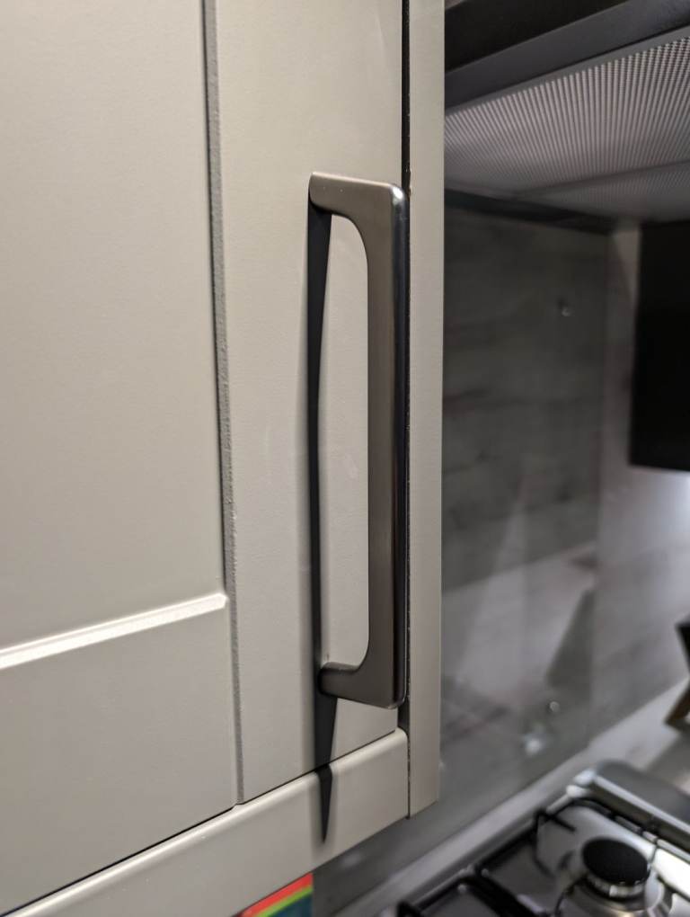 23x Anthracite kitchen bar handles 160mm Lara Wren Kitchens Furnipart Vista