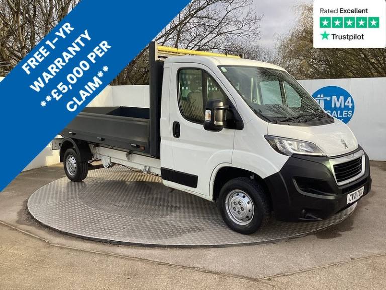 2021 Peugeot Boxer BlueHDi 335 LWB Dropside A/C Euro 6 L=12ft 1 Dropside Diesel Manual