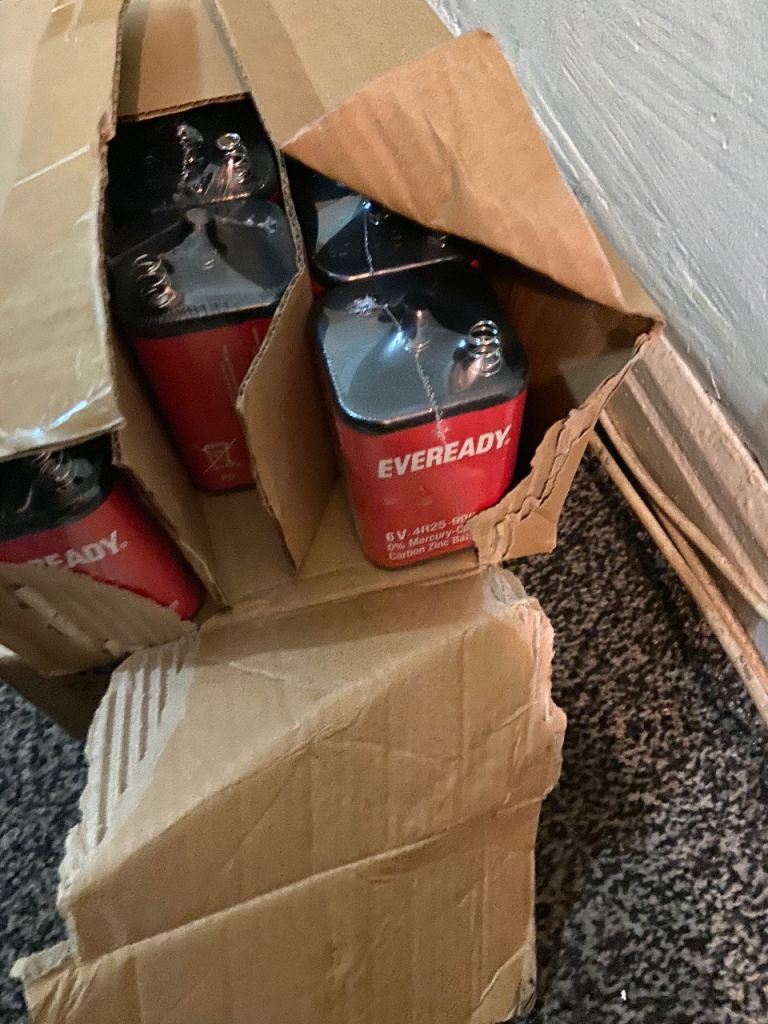 6v batteries £2.50 each or buy the lot