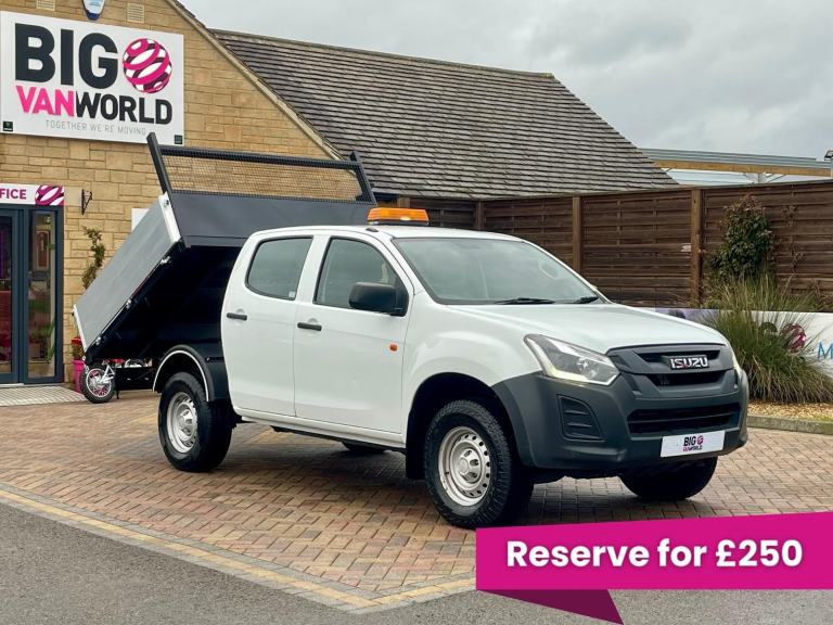 Isuzu D-Max TD 164 UTILITY 4WD DOUBLE CAB NEW BUILD ALLOY TIPPER