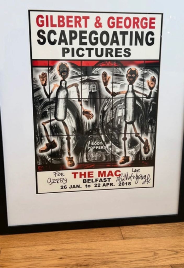 Gilbert & George ScapeGoating framed picture 