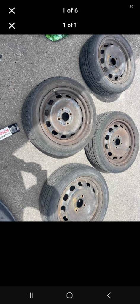 X4 16 inch 4x108 wheels and tires 