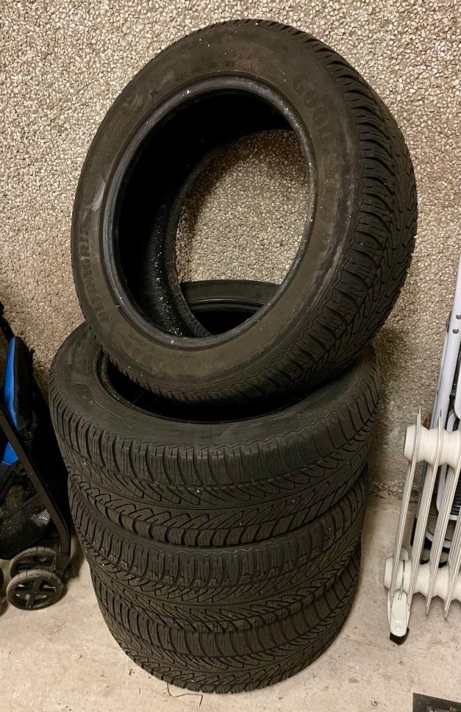 4 Goodyear Ultra Grip Performance winter Tyres for sale 