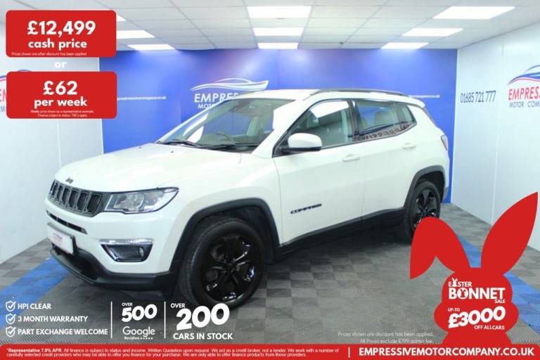 2021 71 JEEP COMPASS 1.4T MULTIAIRII GPF NIGHT EAGLE SUV 5DR PETROL MANUAL EURO 
