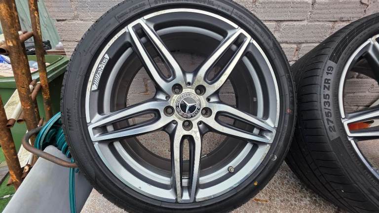 Genuine 19" Mercedes-AMG Alloy Wheels + Tyres 