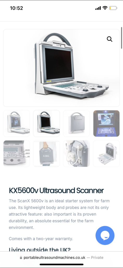 Pet ultra sound scanner 