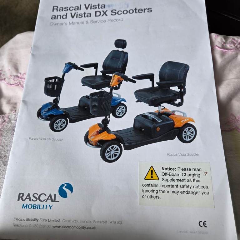 Rascal vista dx like new 