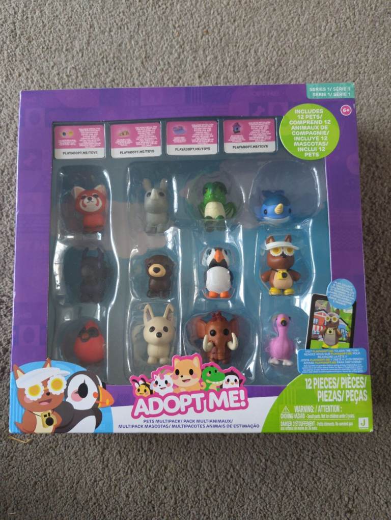 Adopt Me! 12 Piece Multi-Pack Figures – Brand New