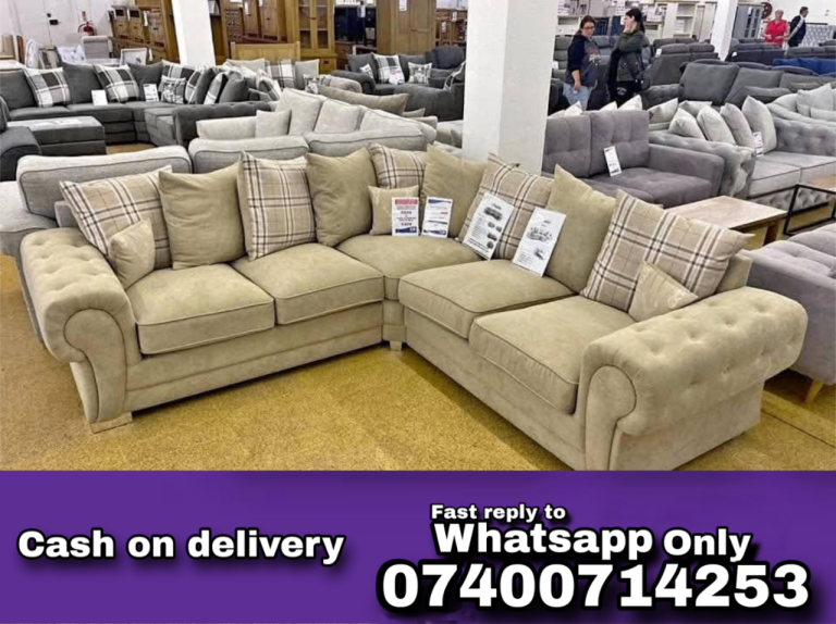 image for Fast Delivery Chesterfield Verona Corner Sofa Set