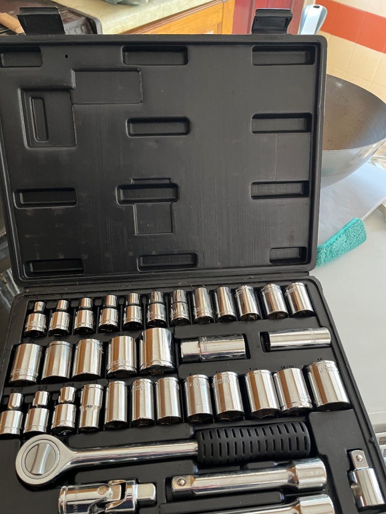 Socketry tool kit  Chrome plated. 