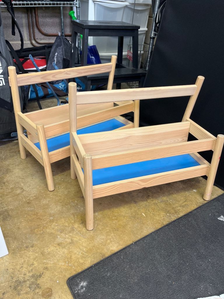 Pair of Wooden Bookcases