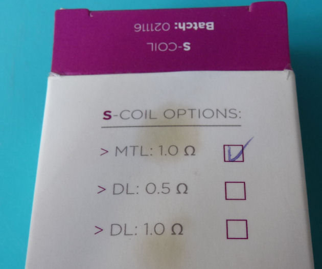 S COILS - PACK OF 3 - UNUSED AND SEALED FOR YOUR MTL S17 / S22 VAPE