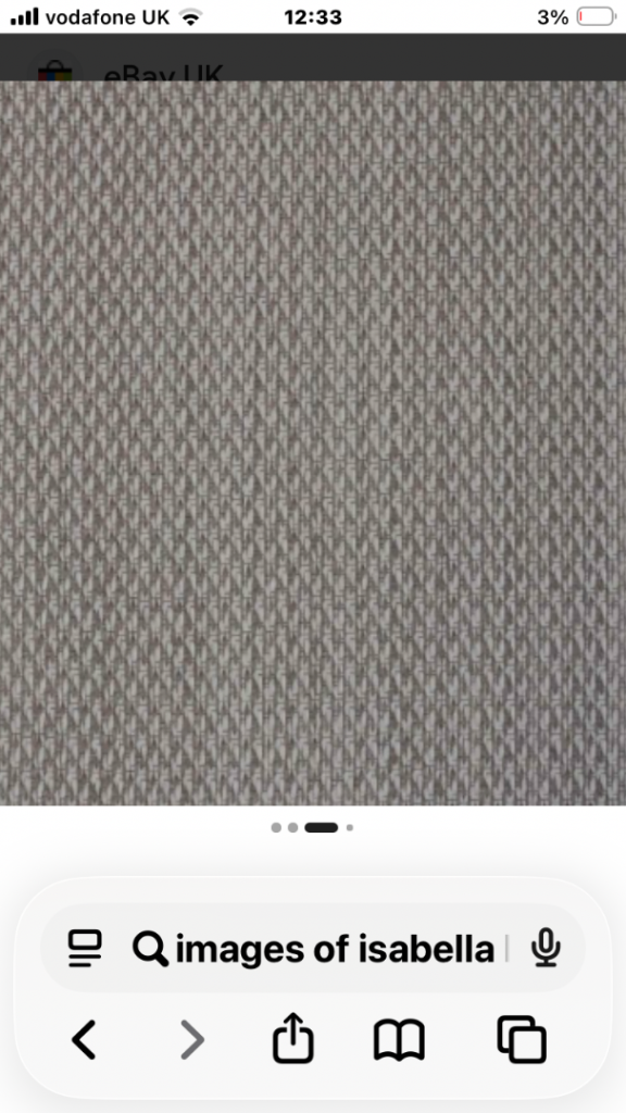 Isabella bolon awning carpet  
