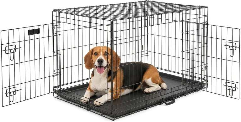 FurDreams 30" Folding Dog Crate