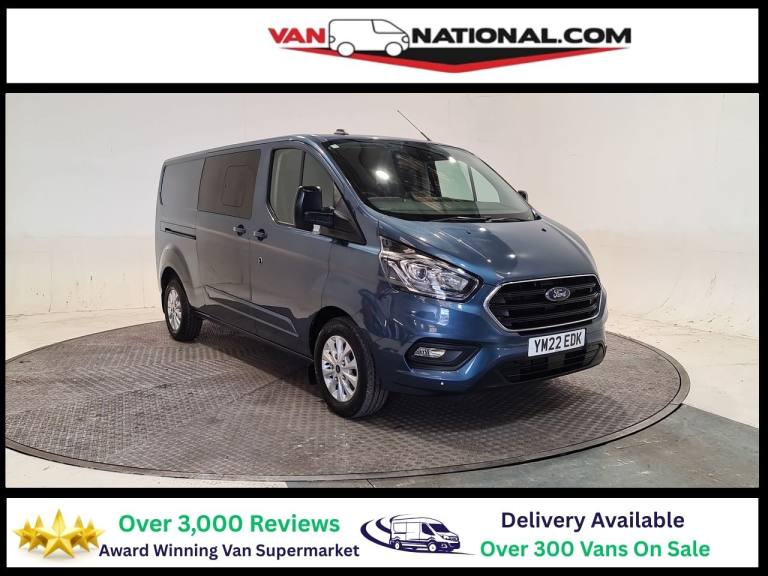 2022 Ford Transit Custom 2.0 320 ECOBLUE LIMITED L2 H1 170 BHP LWB COMBI VAN Crew Van Diesel Manual