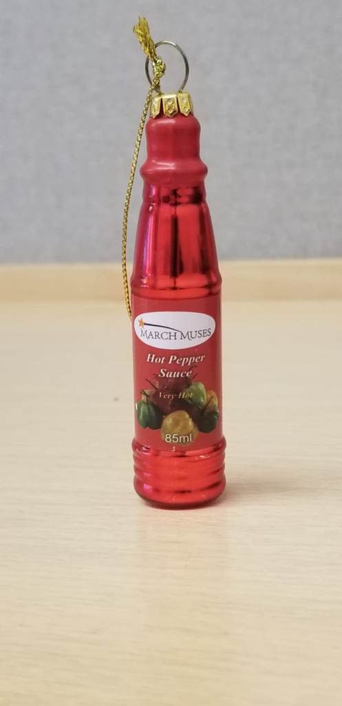 Little Red Hot Pepper Sauce decoration bottle Christmas Decoration