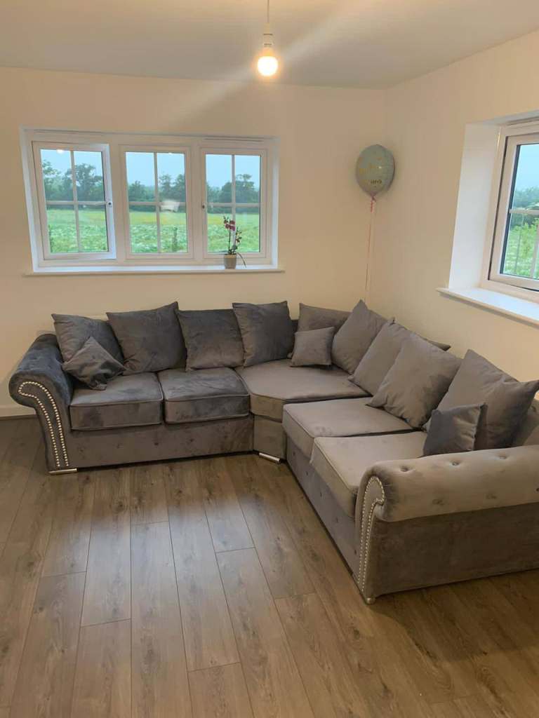 Stylish Ashwin 3 2 Seater Sofa L Shape Sofa With Cushion 