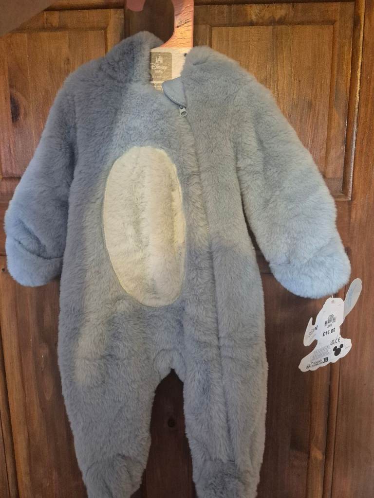 Baby stitch character snowsuit