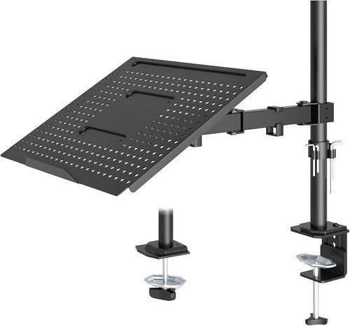 Adjustable Laptop Desk Mount Stand - Black Used