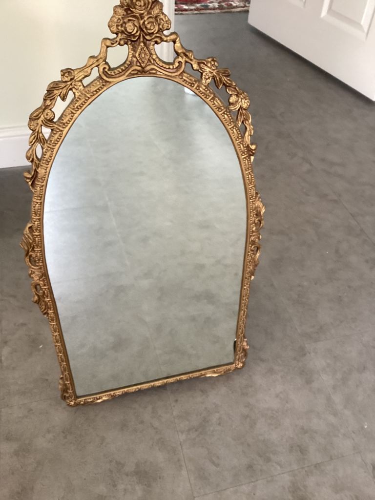 Gilt Framed Arched Mirror