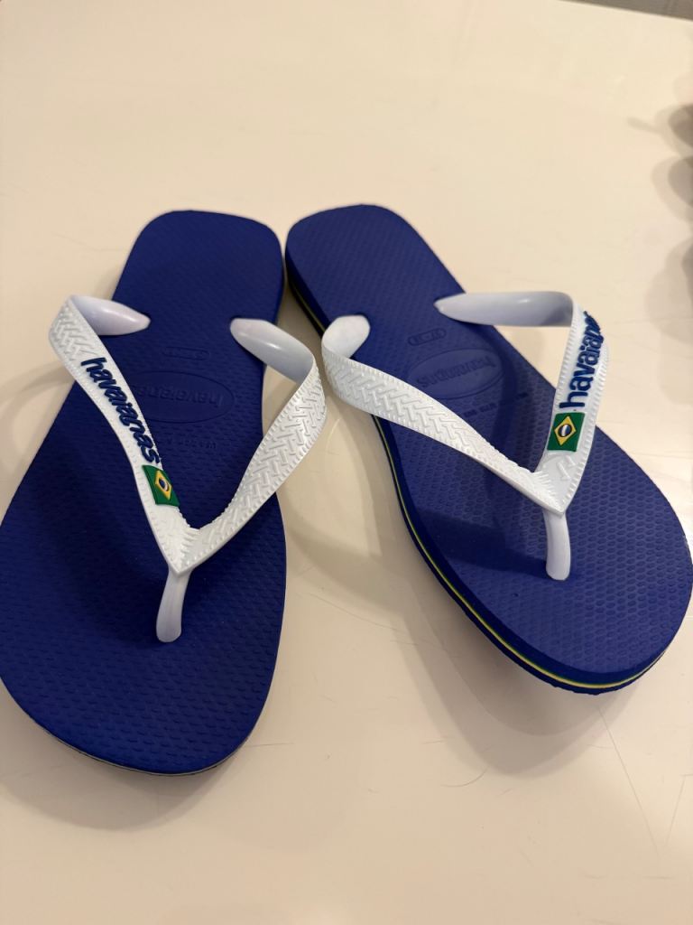 Havaianas flip flops size 37/38 Eur 39/40 UK 5