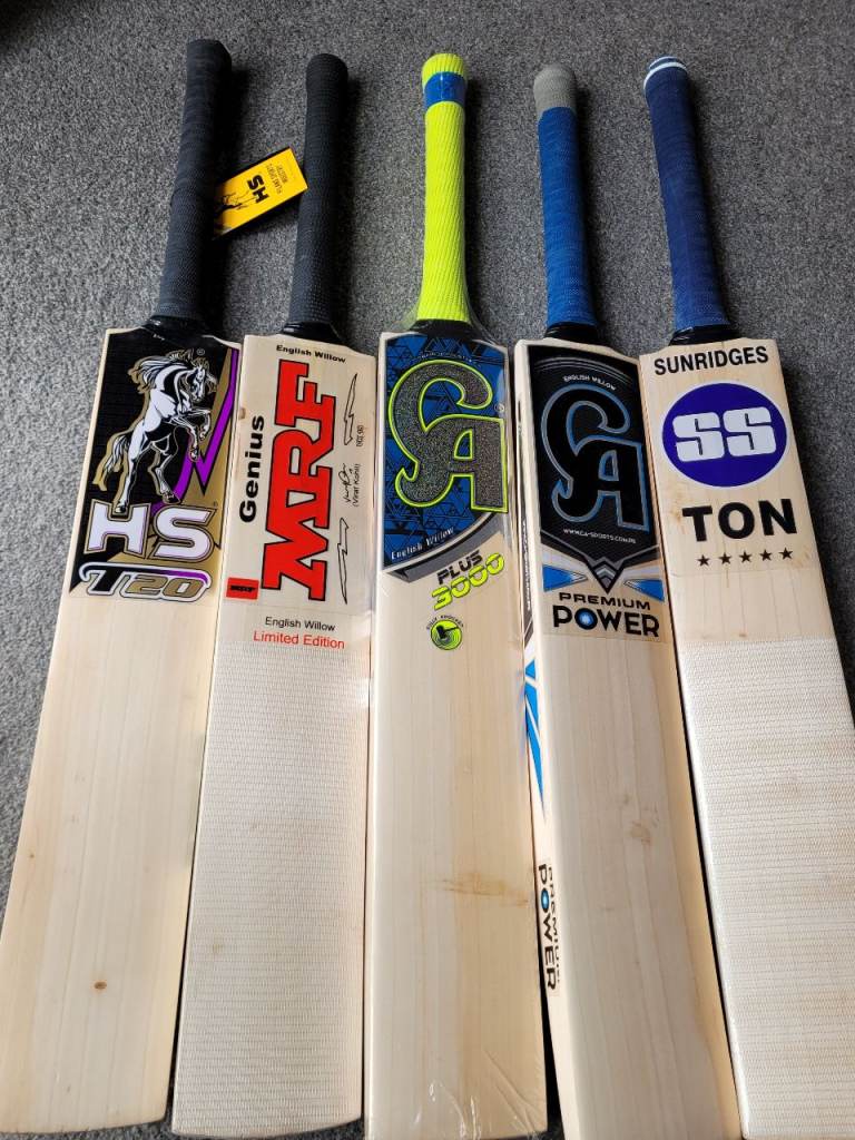 CRICKET BATS PADS GLOVES HELMET Masuri Balls Full KIT Set Bag LMS Fix Repair New Used Sale