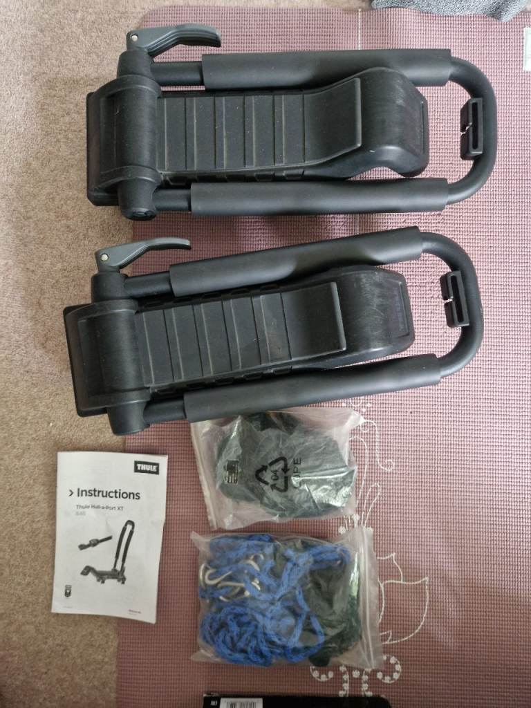 Thule Hull-a-Port XT Kayak Rack J-Style - 848 - Black.