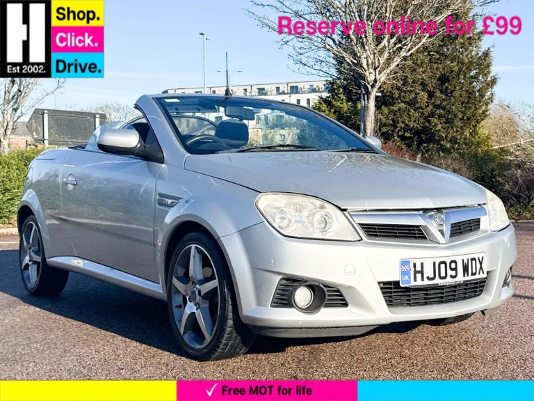 2009 Vauxhall Tigra 1.4i 16v Exclusiv Convertible 2dr Petrol Manual (a/c) (146 g/km, 89 bhp) CONV...