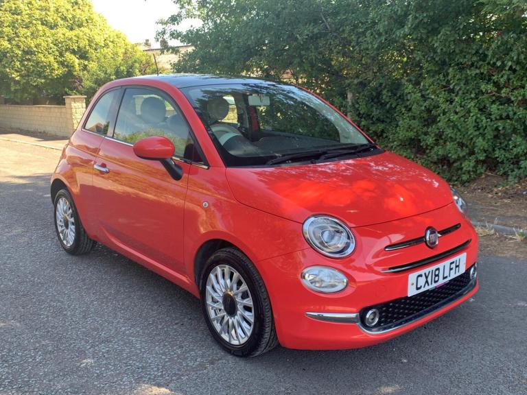 2018 Fiat 500 1.2 Lounge Euro 6 (s/s) 3dr HATCHBACK Petrol Manual