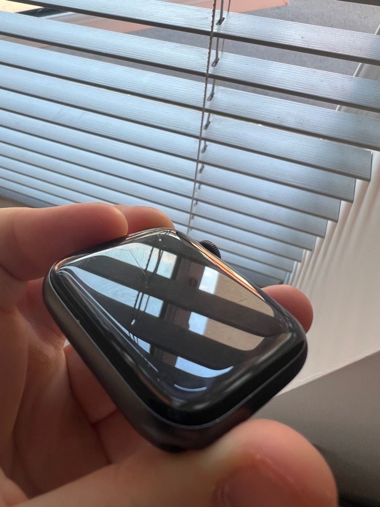 Apple Watch SE 44mm GPS (minor scratches) + Charging Cable + 3 Straps Bundle