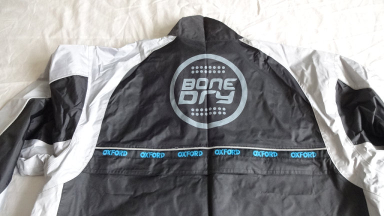 Oxford Bone Dry motorcycle over Jacket