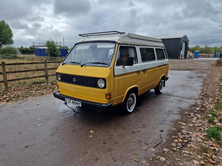 1982 VW Volkswagen 2 Berth Camper Van Petrol  Low 43k Miles  Spares Repairs