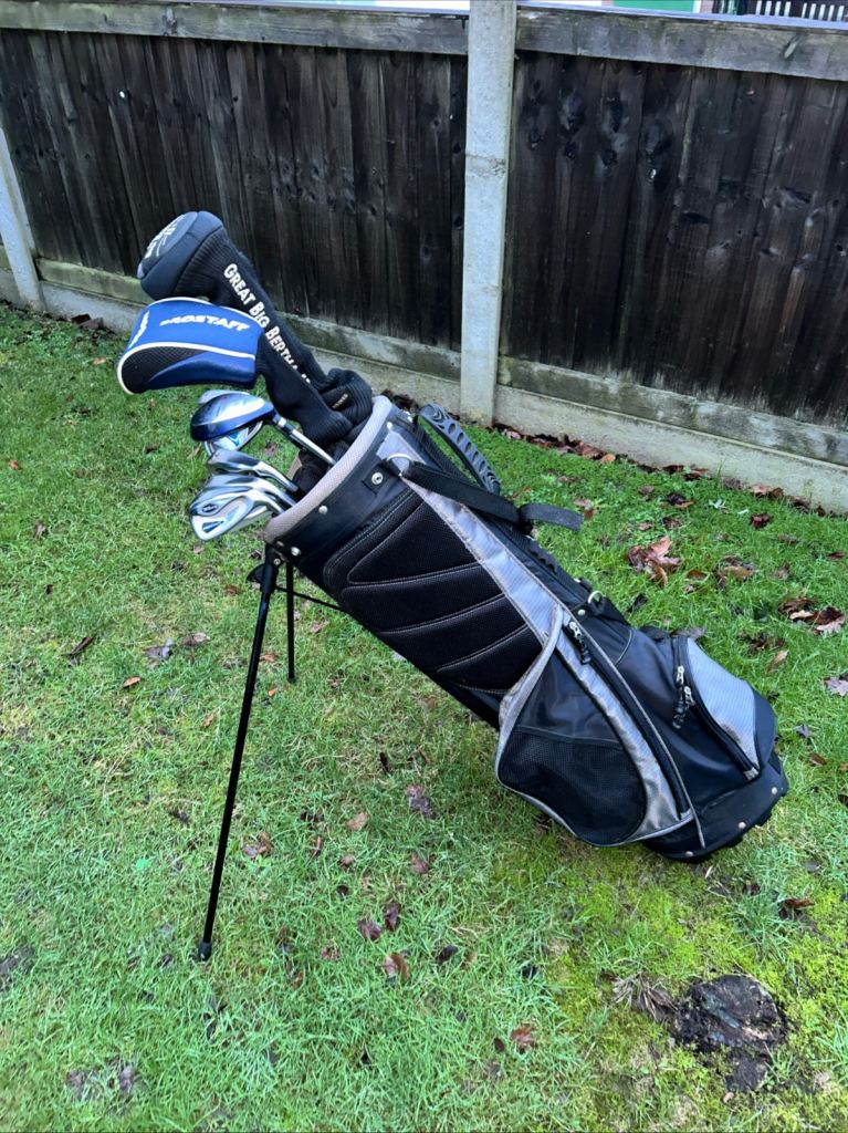 Men’s Golf Clubs Callaway Driver Wilson 3 Wood Hybrid Irons Putter Wilson Bag 