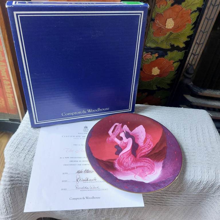 Vintage 1990's Royal Worcester The Ruby Fairy Collectors Plate 