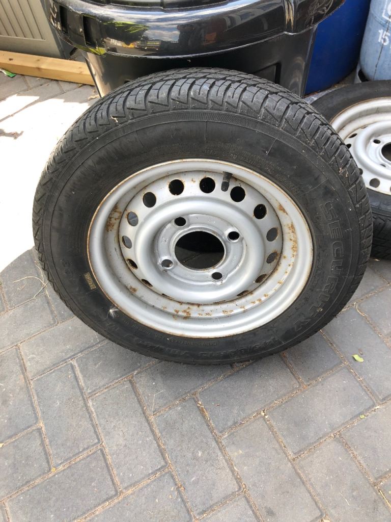 Trailer wheel and tyre 13 inch