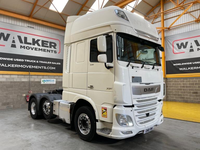 DAF XF106 530 SUPERSPACE *EURO 6* 6X2 TRACTOR UNIT - 2018 - GN18 RWU